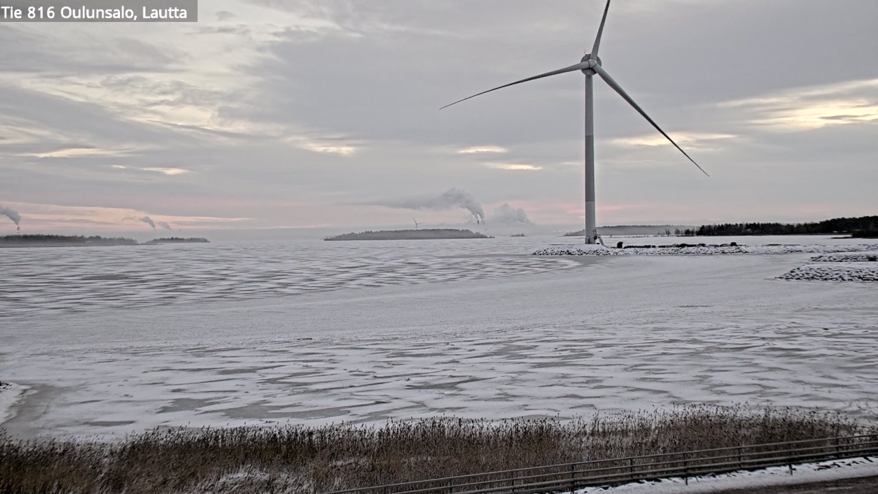 Weather Camera Image Road 816 Oulunsalo, Oulu, Pohjois-Pohjanmaa