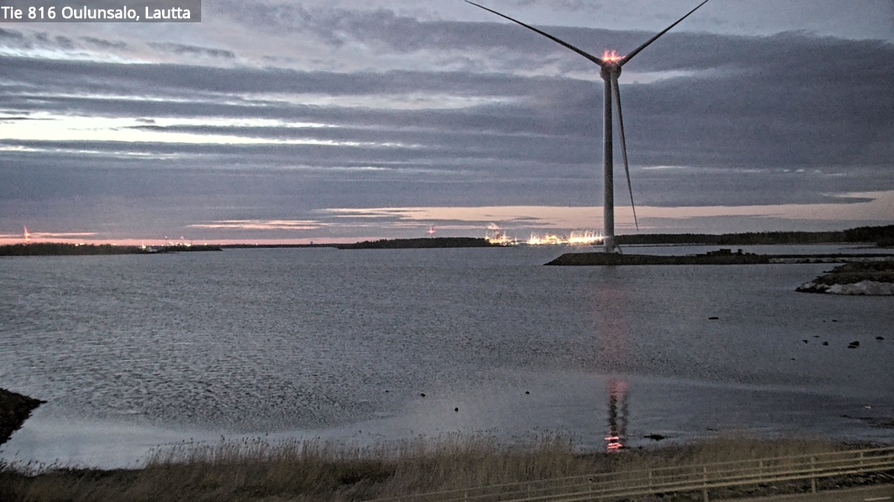 Weather Camera Image Väg 816 Uleåsalo, Oulu, Pohjois-Pohjanmaa