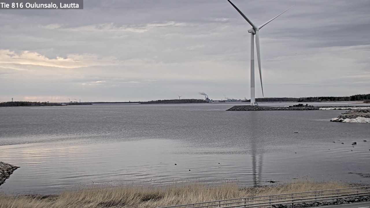 Weather Camera Image Väg 816 Uleåsalo, Oulu, Pohjois-Pohjanmaa
