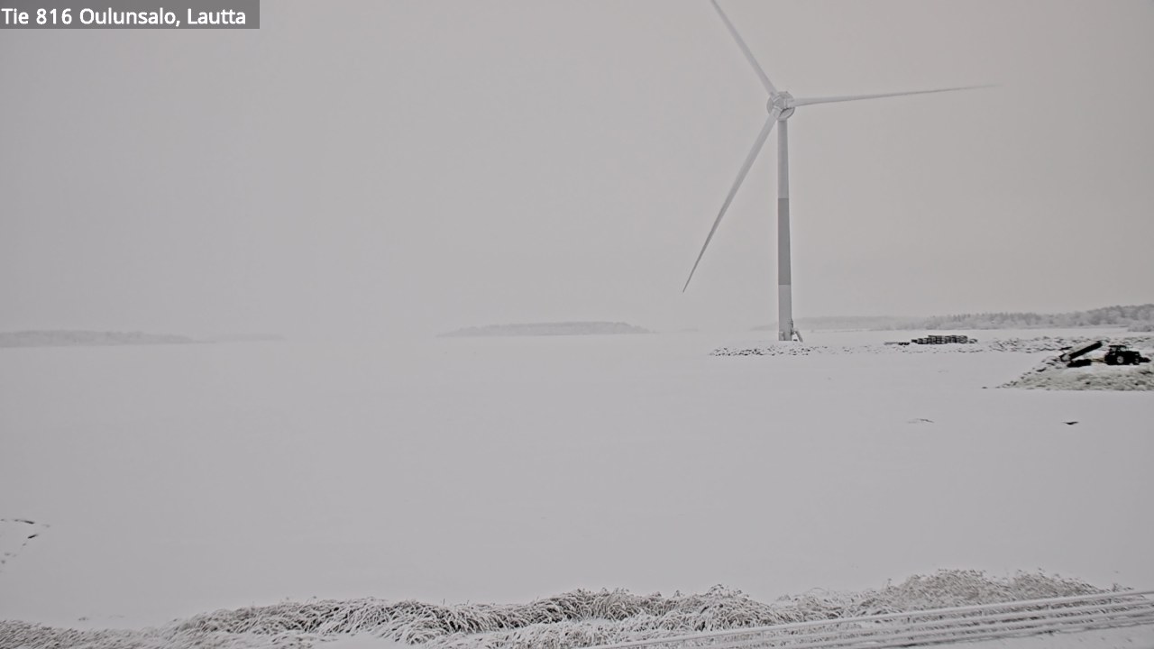 Weather Camera Image Road 816 Oulunsalo, Oulu, Pohjois-Pohjanmaa