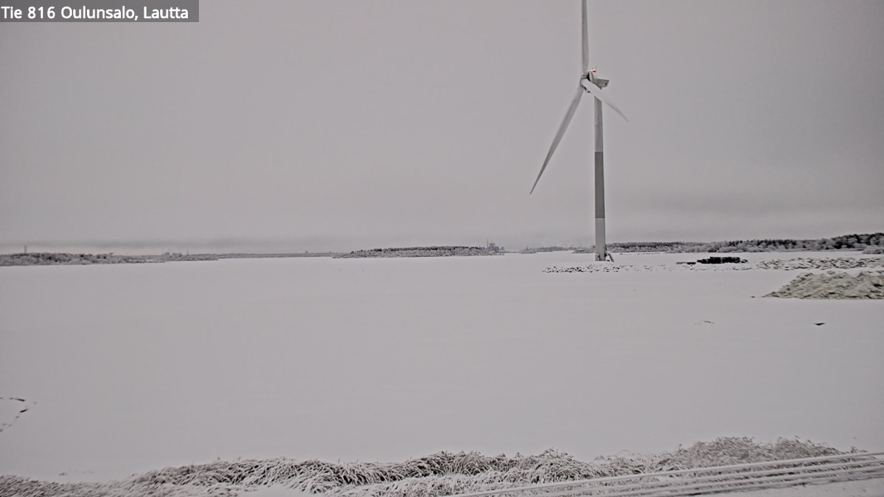 Weather Camera Image Road 816 Oulunsalo, Oulu, Pohjois-Pohjanmaa
