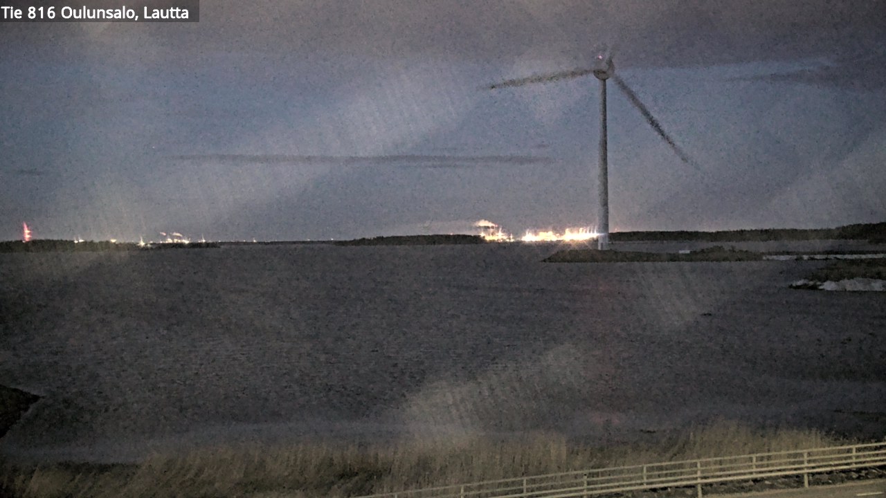 Weather Camera Image Väg 816 Uleåsalo, Oulu, Pohjois-Pohjanmaa