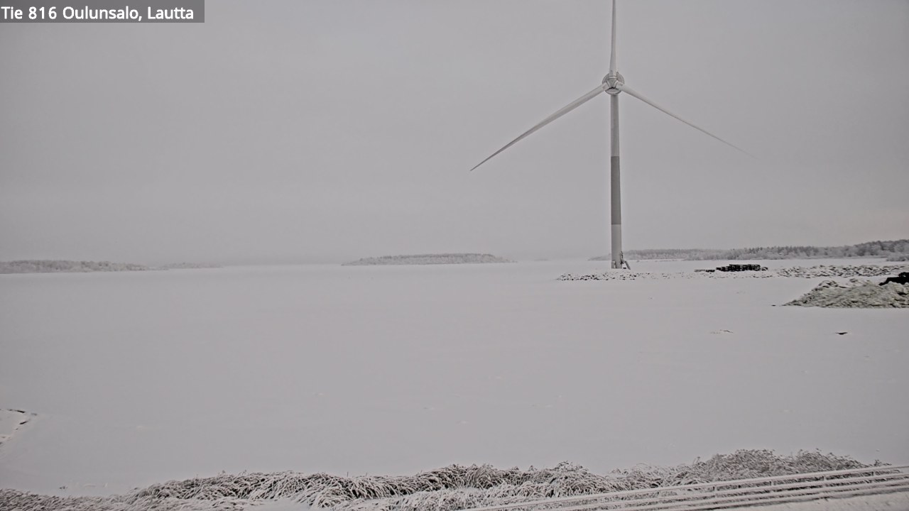 Weather Camera Image Road 816 Oulunsalo, Oulu, Pohjois-Pohjanmaa