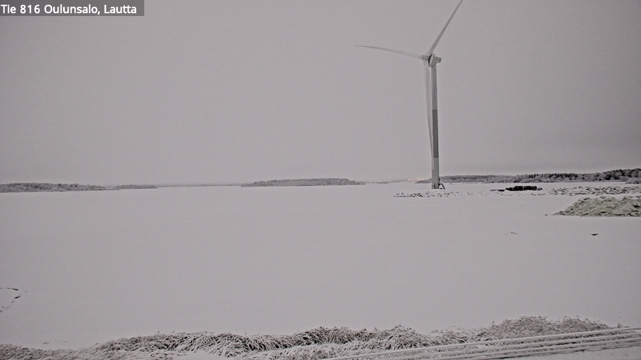 Weather Camera Image Road 816 Oulunsalo, Oulu, Pohjois-Pohjanmaa