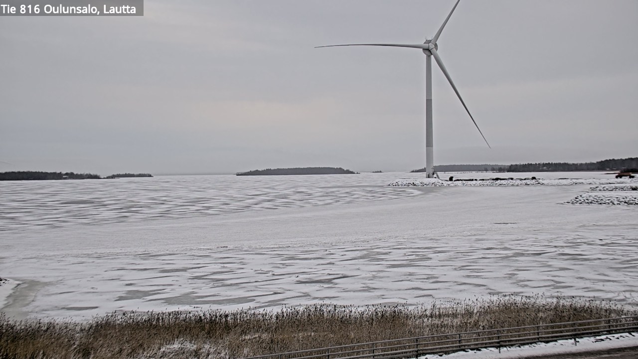 Weather Camera Image Road 816 Oulunsalo, Oulu, Pohjois-Pohjanmaa