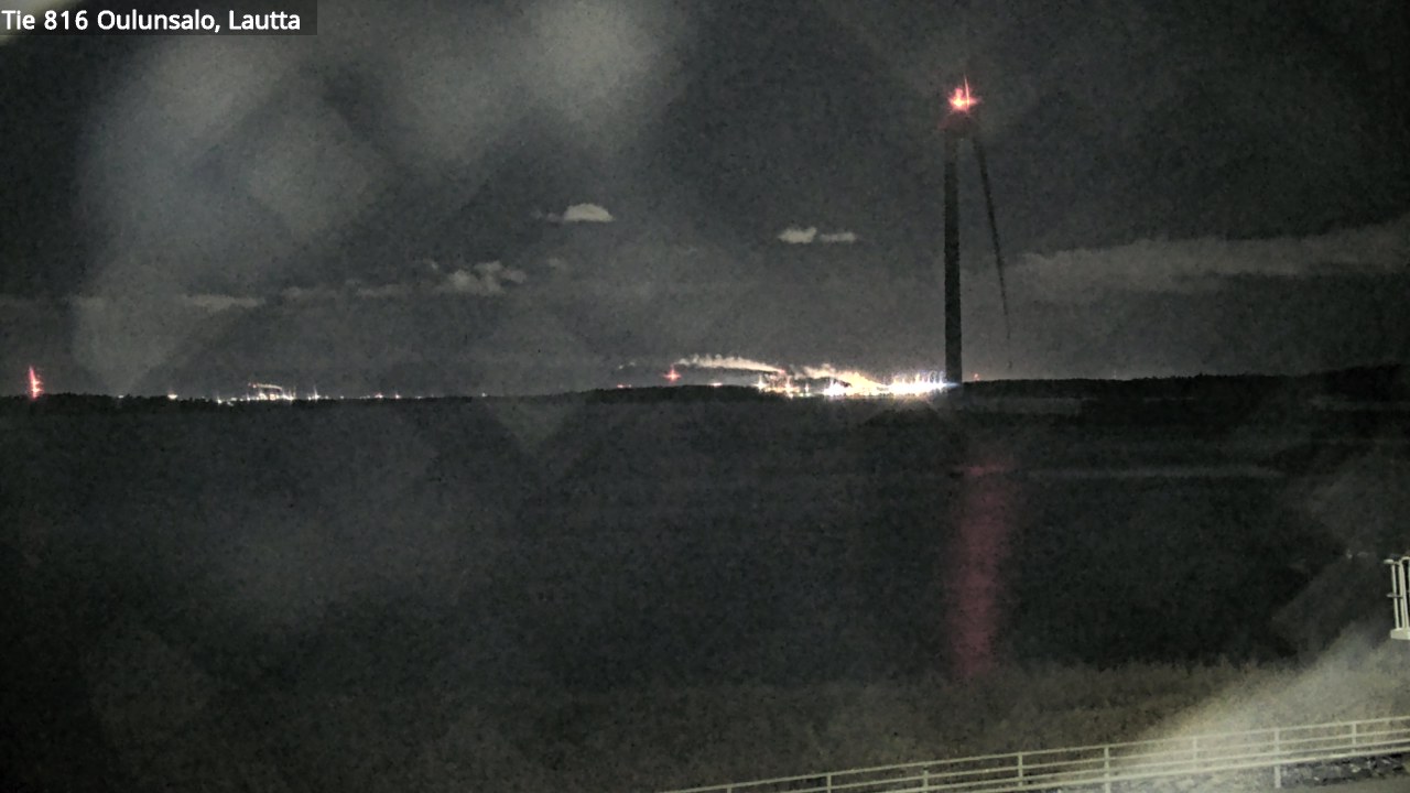 Weather Camera Image Väg 816 Uleåsalo, Oulu, Pohjois-Pohjanmaa