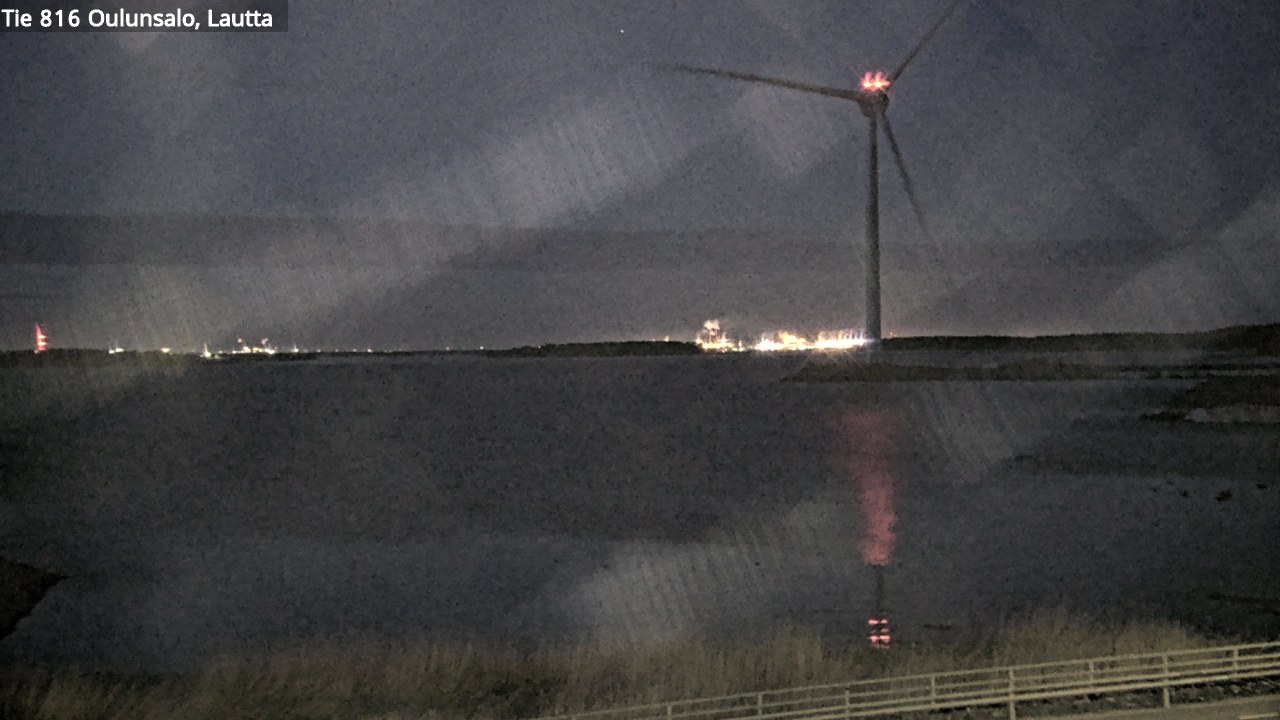 Weather Camera Image Väg 816 Uleåsalo, Oulu, Pohjois-Pohjanmaa