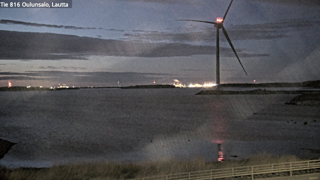 Weather Camera Image Väg 816 Uleåsalo, Oulu, Pohjois-Pohjanmaa