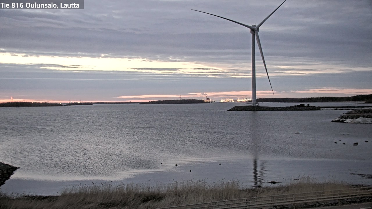 Weather Camera Image Väg 816 Uleåsalo, Oulu, Pohjois-Pohjanmaa