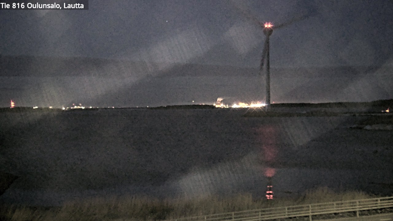 Weather Camera Image Väg 816 Uleåsalo, Oulu, Pohjois-Pohjanmaa