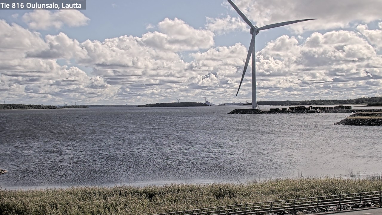 Kelikamerat Kuva Tie 816 Oulunsalo, lauttaranta, Oulu, Pohjois-Pohjanmaa