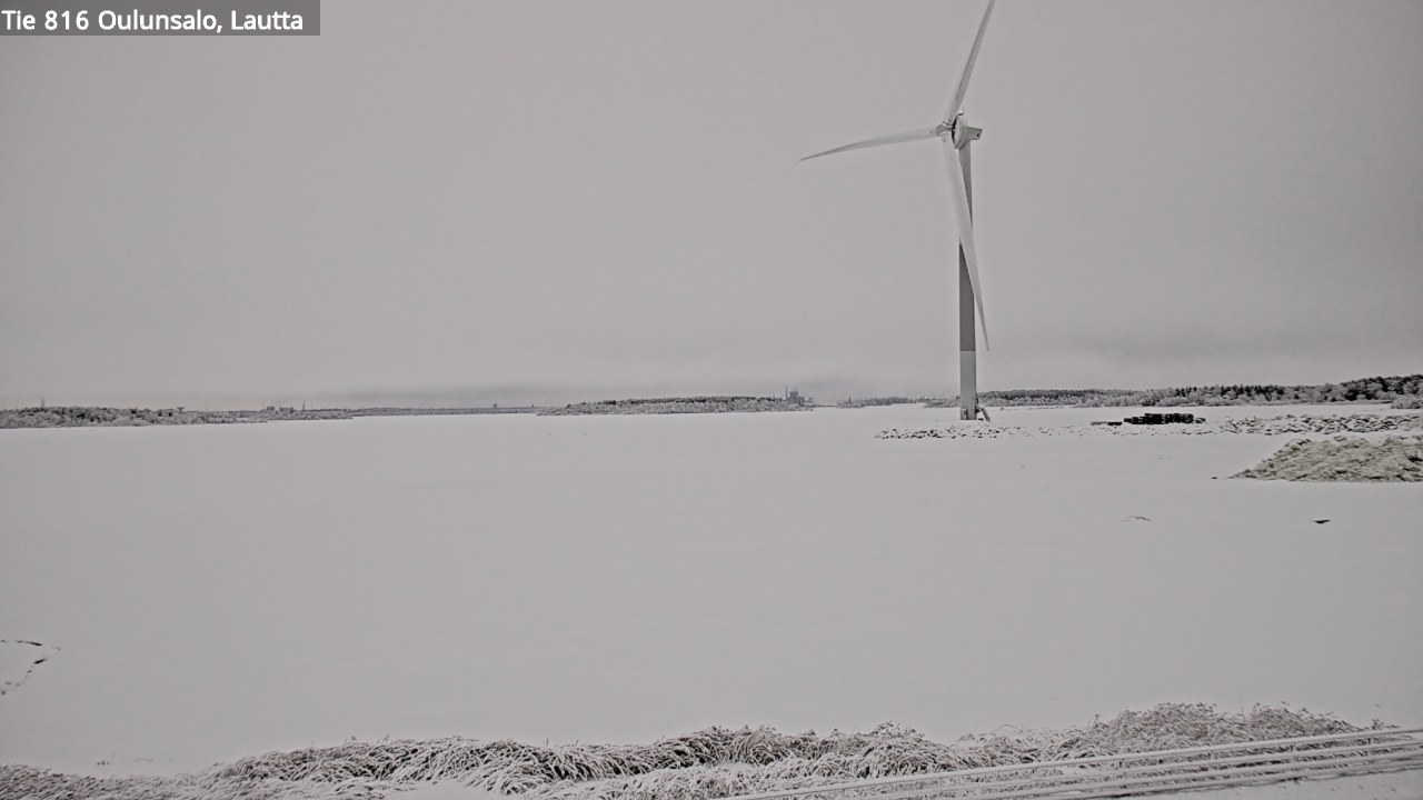Weather Camera Image Road 816 Oulunsalo, Oulu, Pohjois-Pohjanmaa