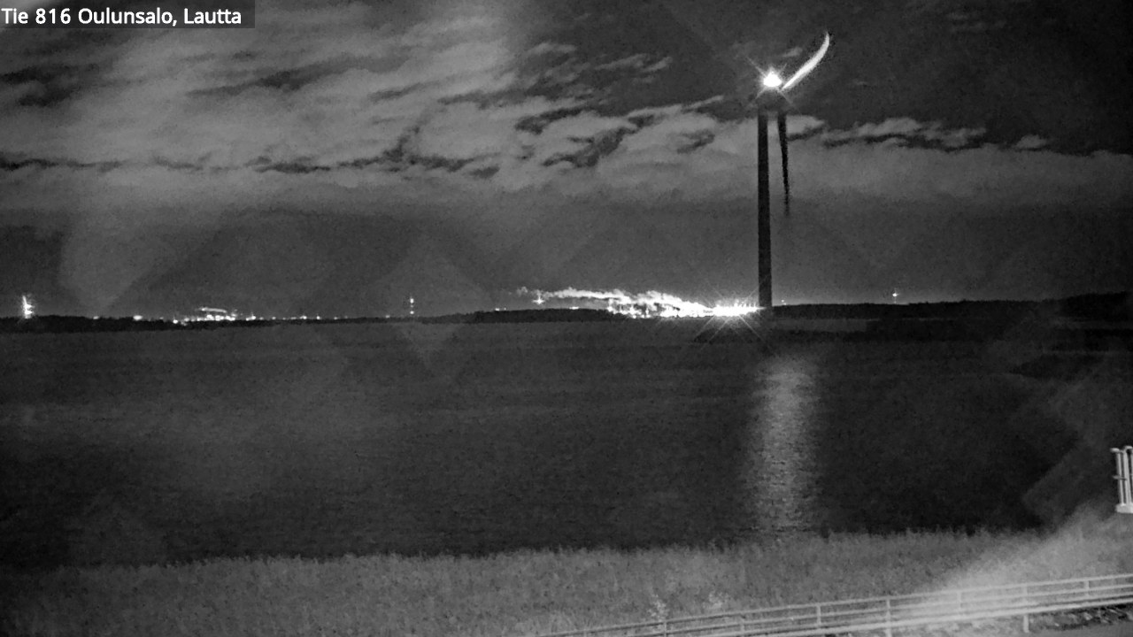 Weather Camera Image Väg 816 Uleåsalo, Oulu, Pohjois-Pohjanmaa