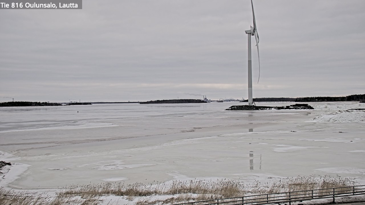 Weather Camera Image Väg 816 Uleåsalo, Oulu, Pohjois-Pohjanmaa