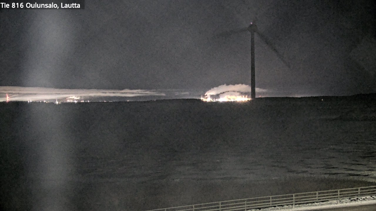 Weather Camera Image Road 816 Oulunsalo, Oulu, Pohjois-Pohjanmaa