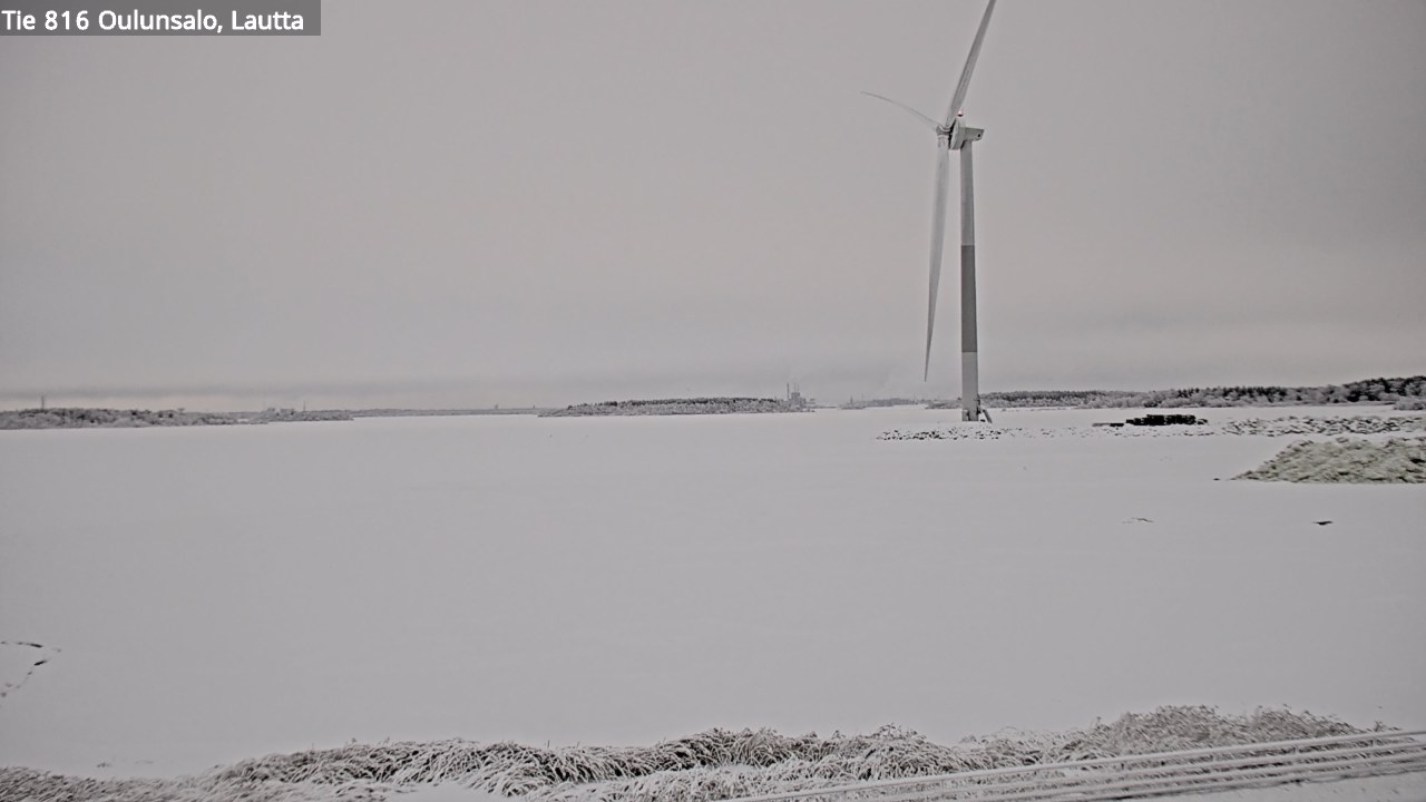 Weather Camera Image Road 816 Oulunsalo, Oulu, Pohjois-Pohjanmaa