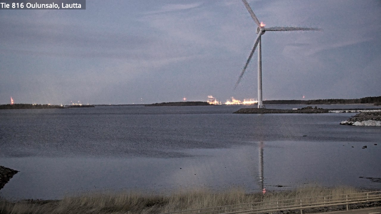 Weather Camera Image Väg 816 Uleåsalo, Oulu, Pohjois-Pohjanmaa
