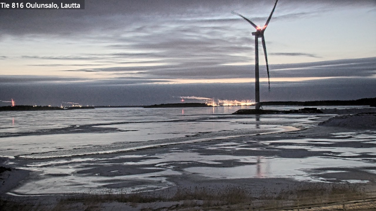 Kelikamerat Kuva Tie 816 Oulunsalo, lauttaranta, Oulu, Pohjois-Pohjanmaa