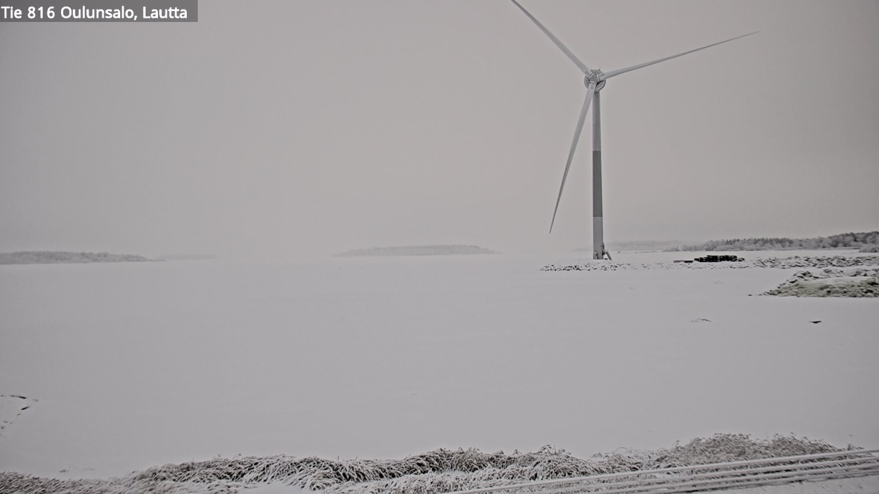 Weather Camera Image Road 816 Oulunsalo, Oulu, Pohjois-Pohjanmaa