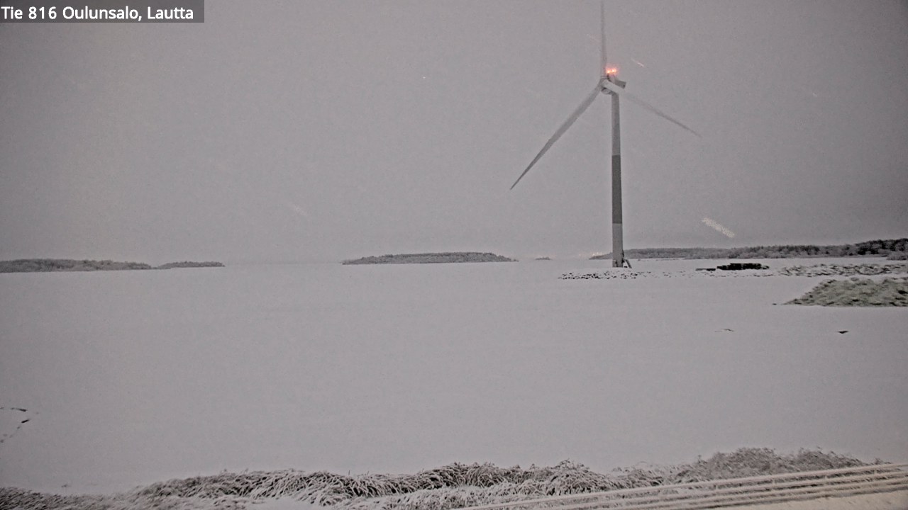 Weather Camera Image Road 816 Oulunsalo, Oulu, Pohjois-Pohjanmaa