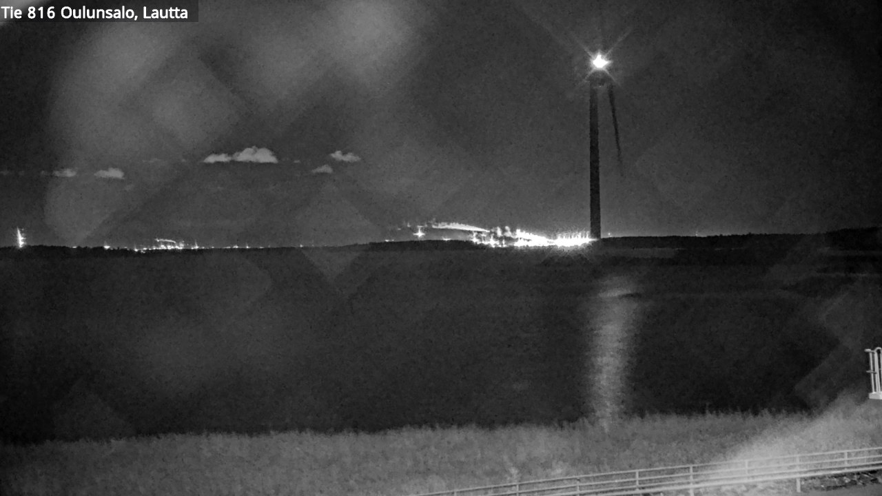 Weather Camera Image Väg 816 Uleåsalo, Oulu, Pohjois-Pohjanmaa