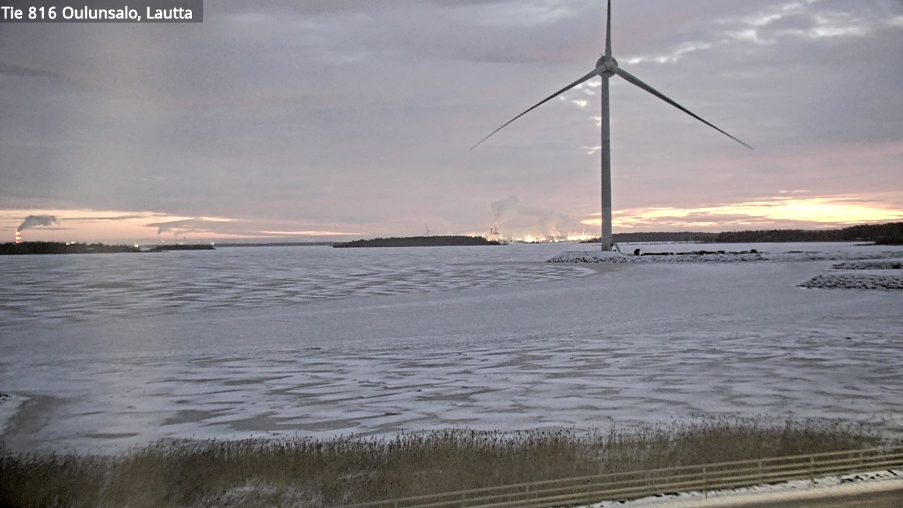 Weather Camera Image Road 816 Oulunsalo, Oulu, Pohjois-Pohjanmaa