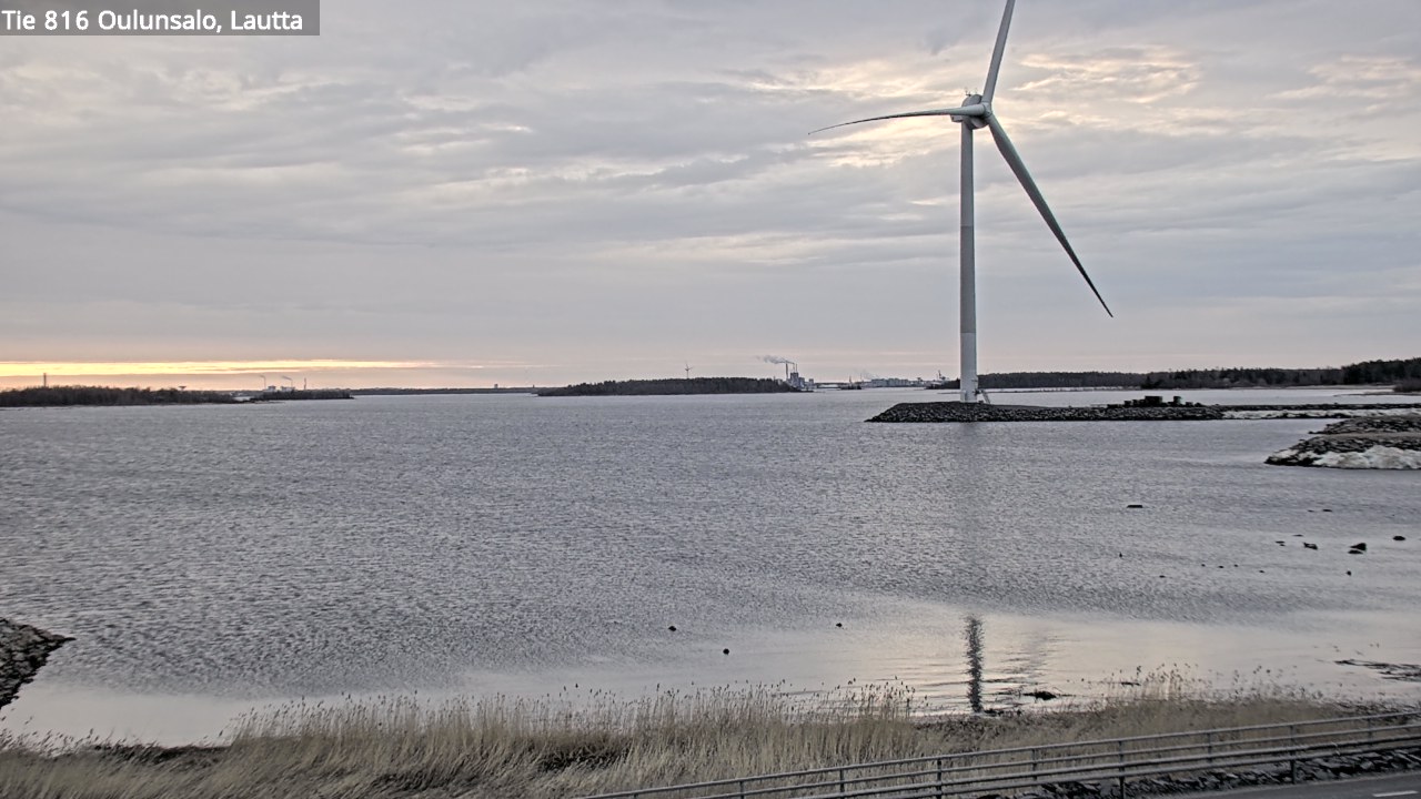Weather Camera Image Väg 816 Uleåsalo, Oulu, Pohjois-Pohjanmaa