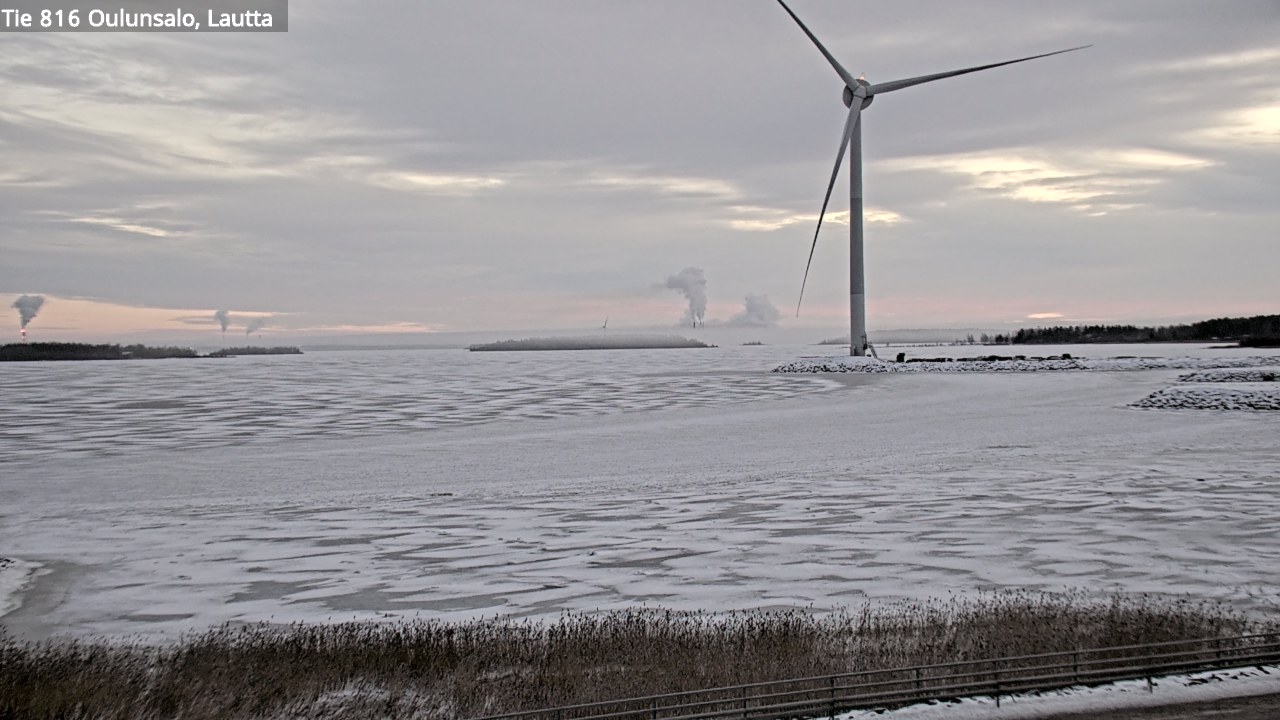 Weather Camera Image Road 816 Oulunsalo, Oulu, Pohjois-Pohjanmaa
