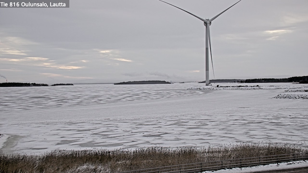 Weather Camera Image Road 816 Oulunsalo, Oulu, Pohjois-Pohjanmaa