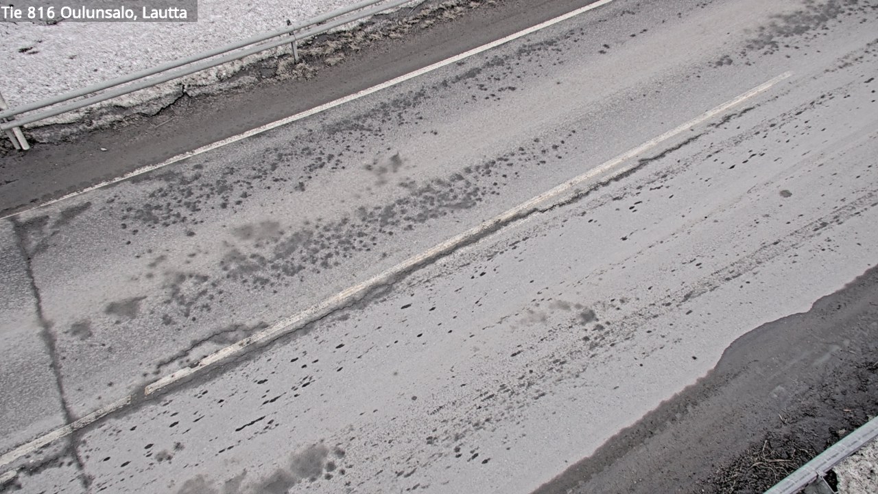 Weather Camera Image Väg 816 Uleåsalo, Oulu, Pohjois-Pohjanmaa