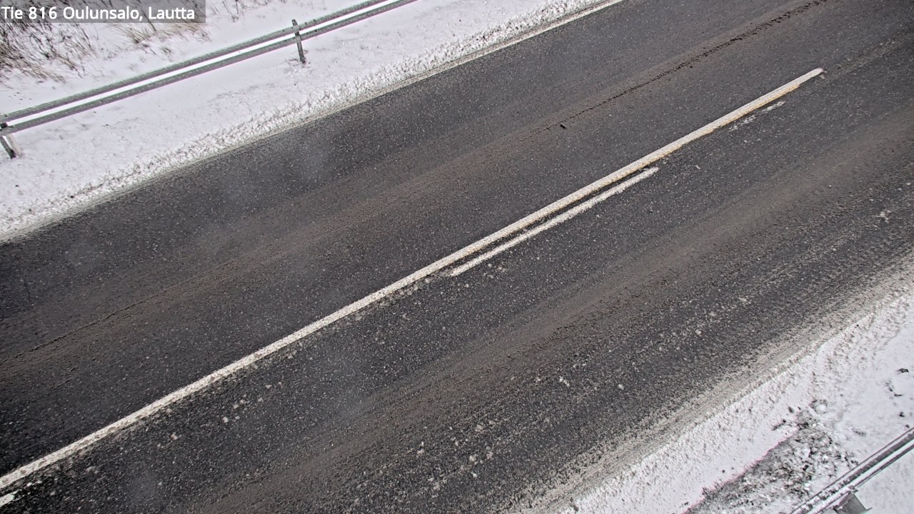 Weather Camera Image Väg 816 Uleåsalo, Oulu, Pohjois-Pohjanmaa