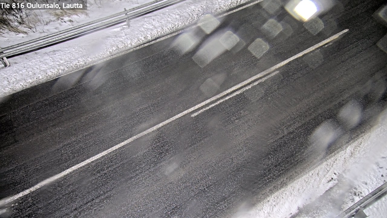 Weather Camera Image Väg 816 Uleåsalo, Oulu, Pohjois-Pohjanmaa