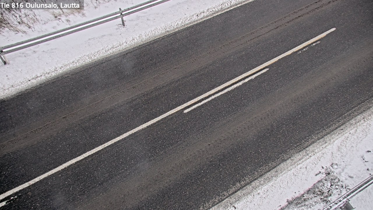 Weather Camera Image Väg 816 Uleåsalo, Oulu, Pohjois-Pohjanmaa