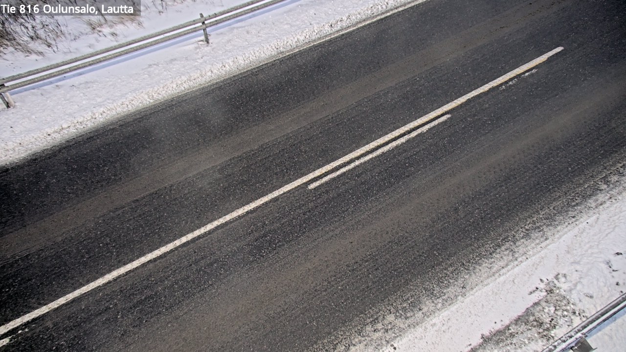 Weather Camera Image Väg 816 Uleåsalo, Oulu, Pohjois-Pohjanmaa