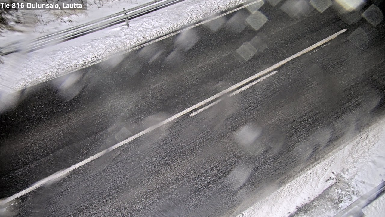 Weather Camera Image Väg 816 Uleåsalo, Oulu, Pohjois-Pohjanmaa