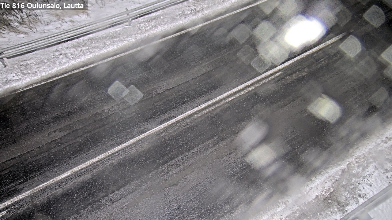 Weather Camera Image Väg 816 Uleåsalo, Oulu, Pohjois-Pohjanmaa