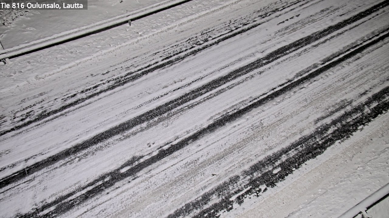 Weather Camera Image Väg 816 Uleåsalo, Oulu, Pohjois-Pohjanmaa