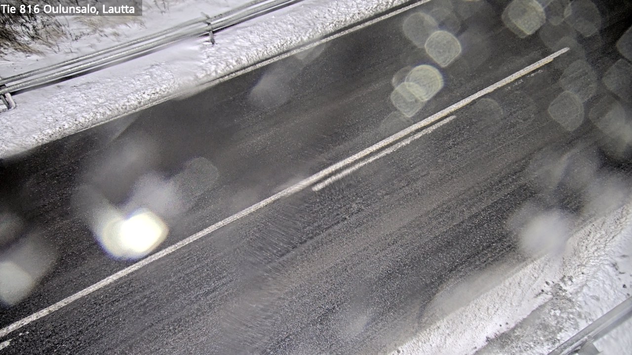 Weather Camera Image Väg 816 Uleåsalo, Oulu, Pohjois-Pohjanmaa