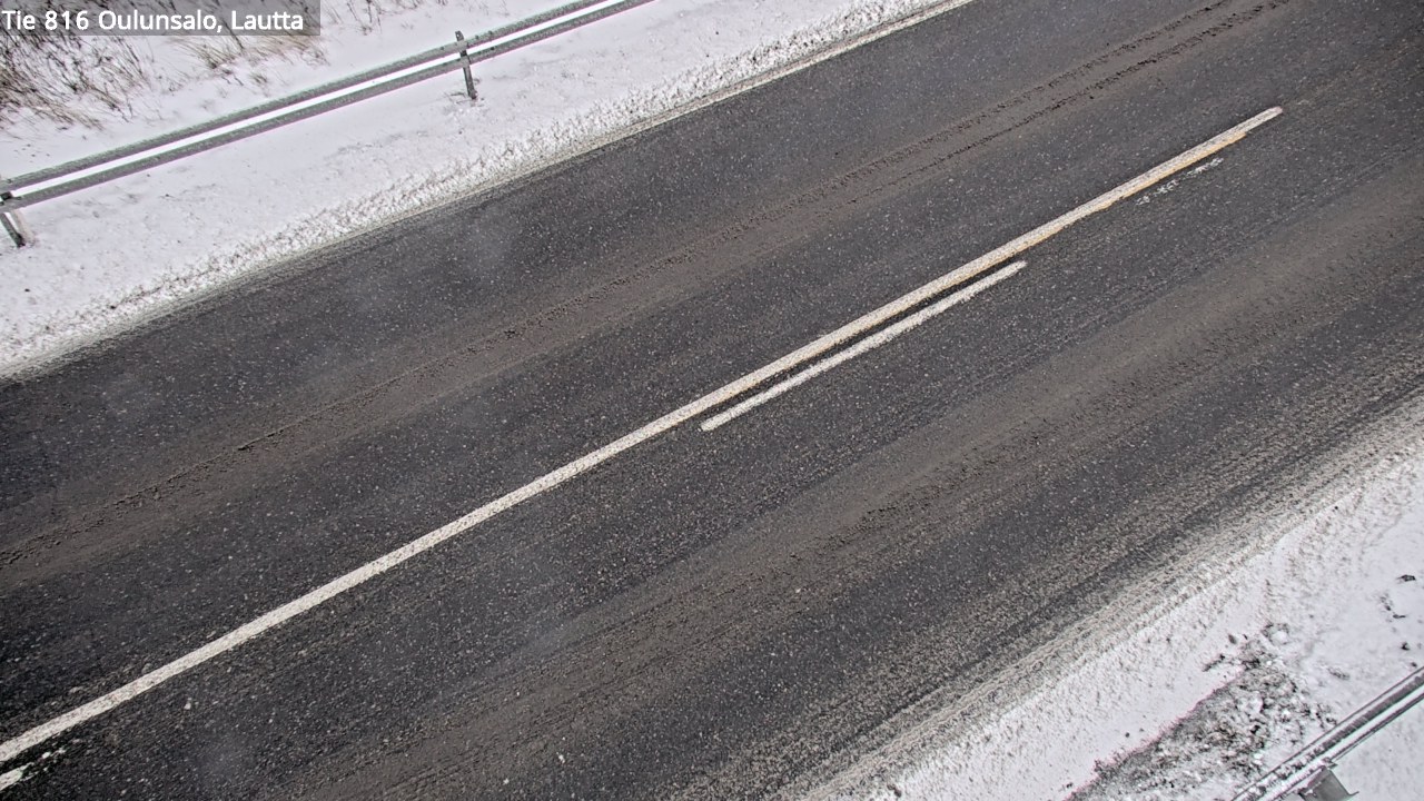 Weather Camera Image Väg 816 Uleåsalo, Oulu, Pohjois-Pohjanmaa