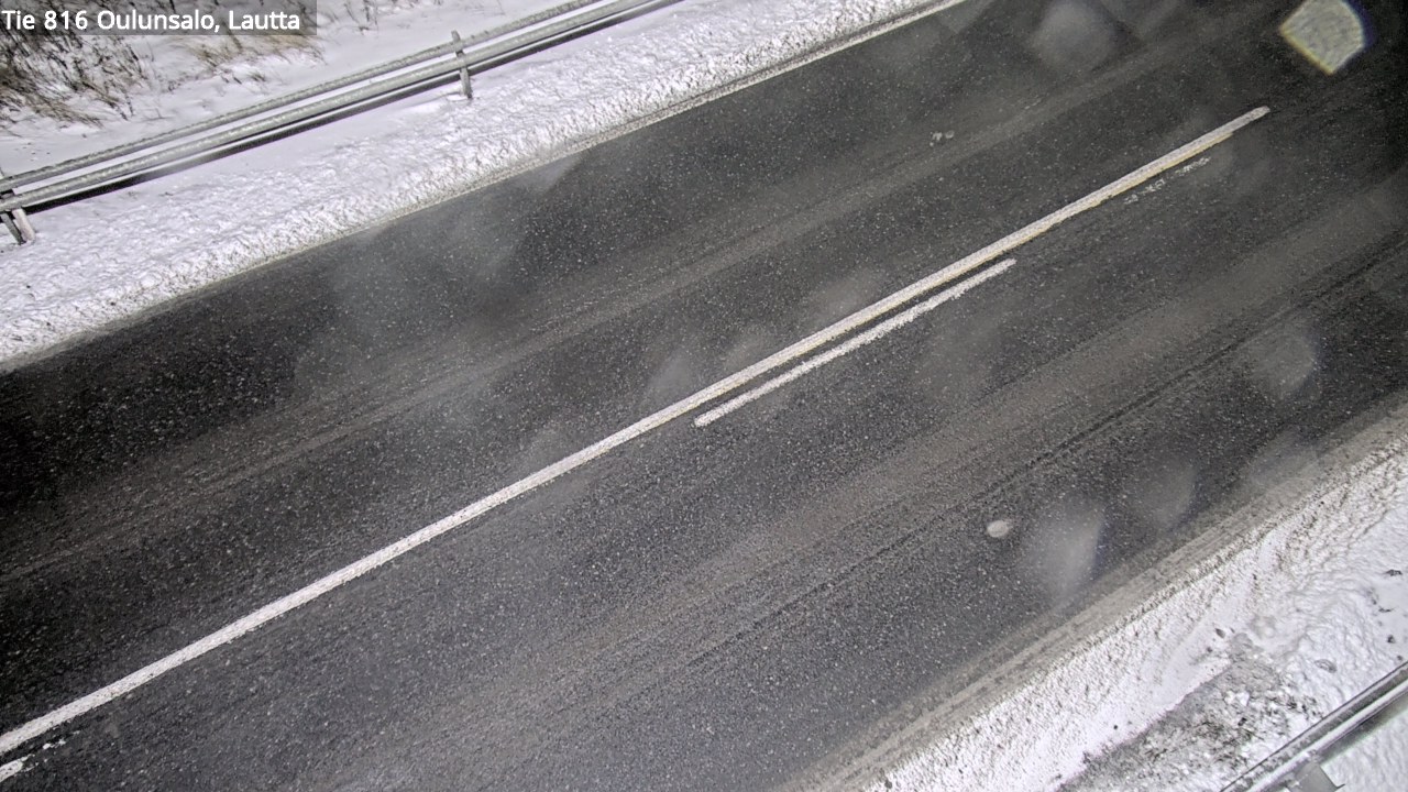 Weather Camera Image Väg 816 Uleåsalo, Oulu, Pohjois-Pohjanmaa