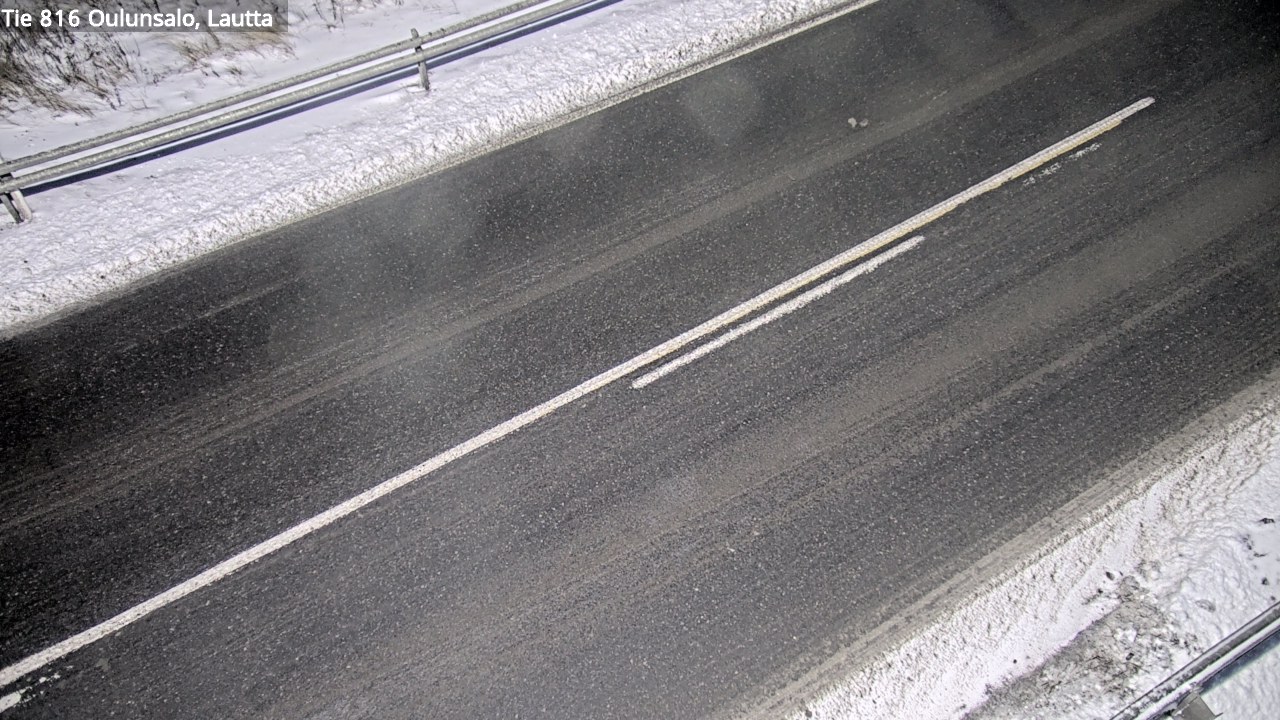 Weather Camera Image Väg 816 Uleåsalo, Oulu, Pohjois-Pohjanmaa