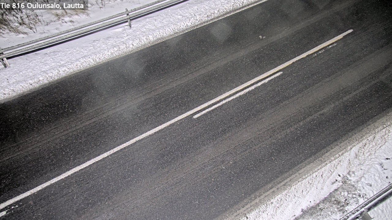 Weather Camera Image Väg 816 Uleåsalo, Oulu, Pohjois-Pohjanmaa