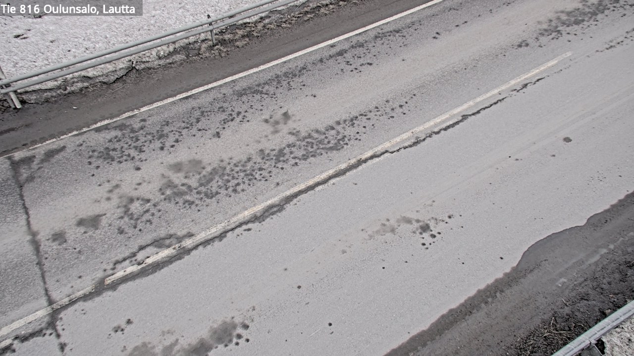 Weather Camera Image Väg 816 Uleåsalo, Oulu, Pohjois-Pohjanmaa
