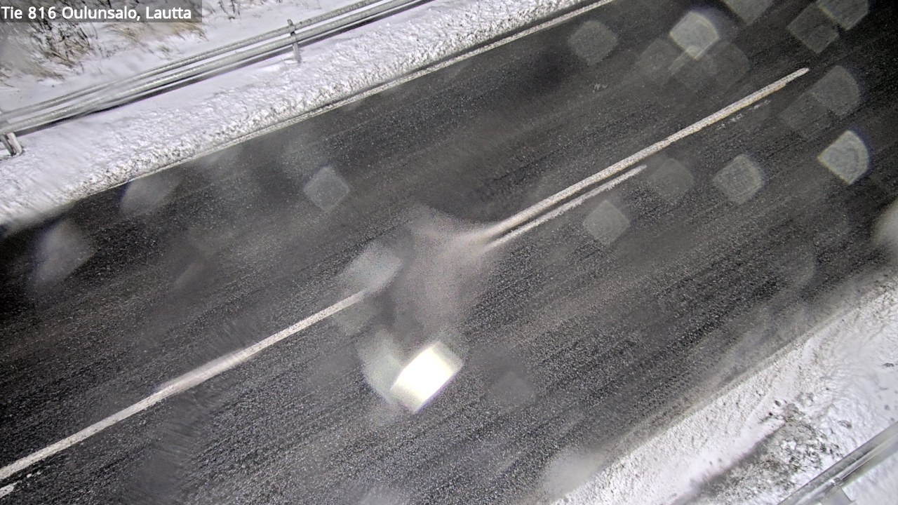 Weather Camera Image Väg 816 Uleåsalo, Oulu, Pohjois-Pohjanmaa