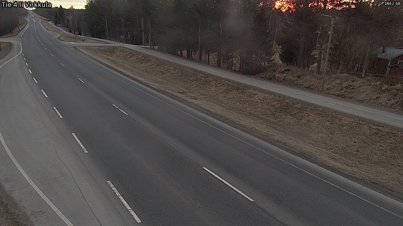 Weather Camera Image Road 4 Ii, Virkkula, Ii, Pohjois-Pohjanmaa