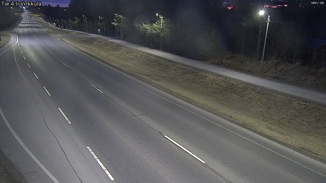 Weather Camera Image Road 4 Ii, Virkkula, Ii, Pohjois-Pohjanmaa