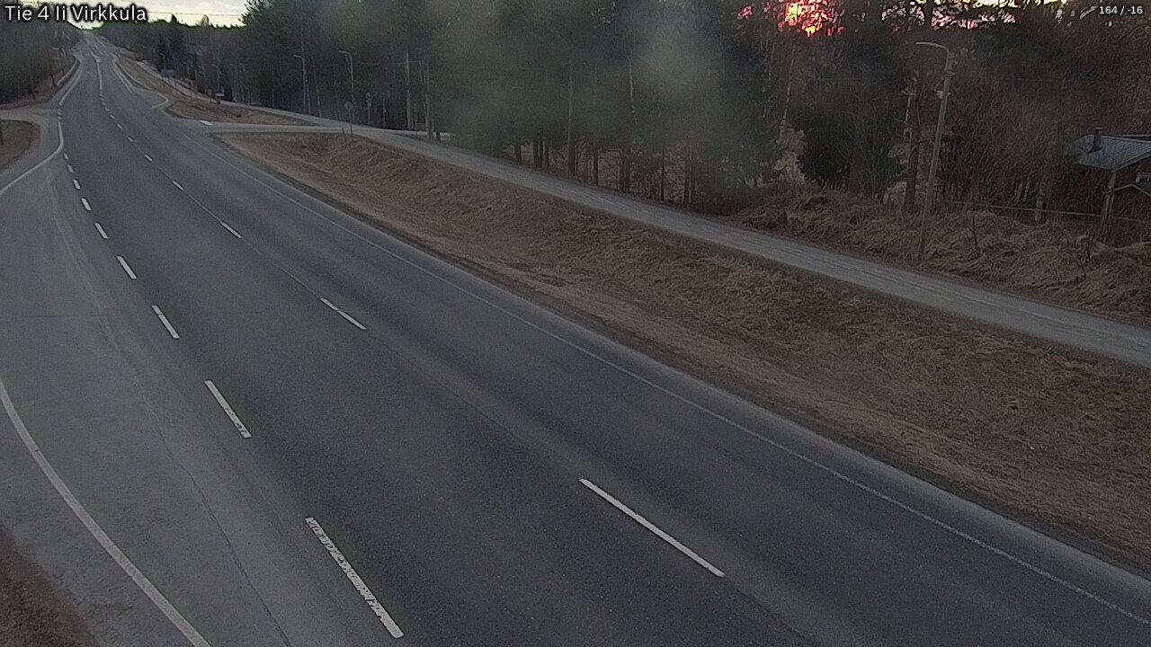 Weather Camera Image Road 4 Ii, Virkkula, Ii, Pohjois-Pohjanmaa