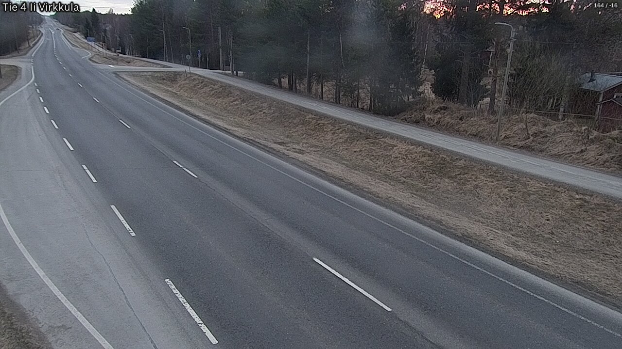 Weather Camera Image Road 4 Ii, Virkkula, Ii, Pohjois-Pohjanmaa