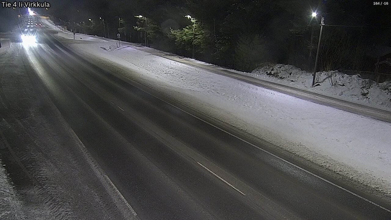 Weather Camera Image Road 4 Ii, Virkkula, Ii, Pohjois-Pohjanmaa