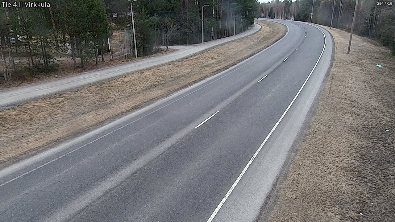 Weather Camera Image Väg 4 Ijo, Virkkula, Ii, Pohjois-Pohjanmaa